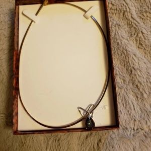 Silver omega chain necklace